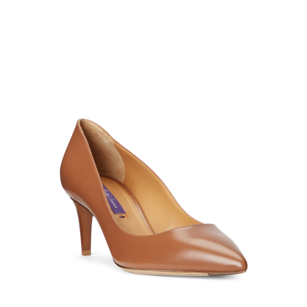 Ralph lauren on sale tan heels