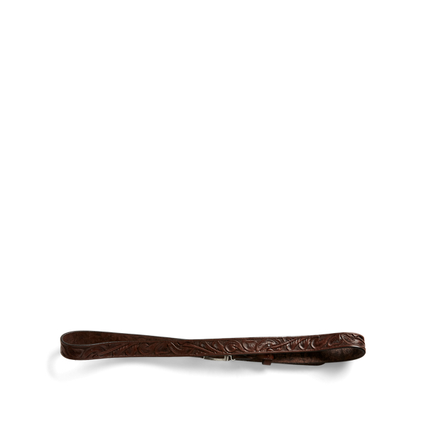 RRL Hand-Tooled Leather Belt 3