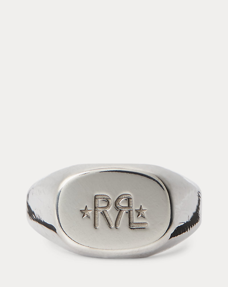 Handmade Sterling Silver Signet Ring RRL 1