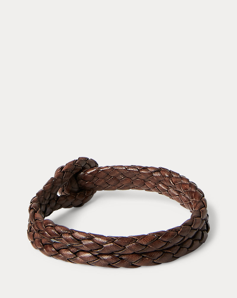 Hand-Braided Leather Bracelet RRL 1
