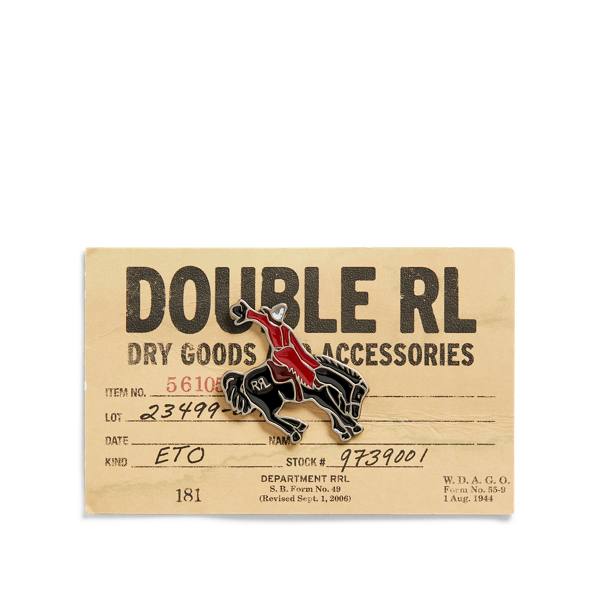 RRL Rodeo Enamelled Pin 3