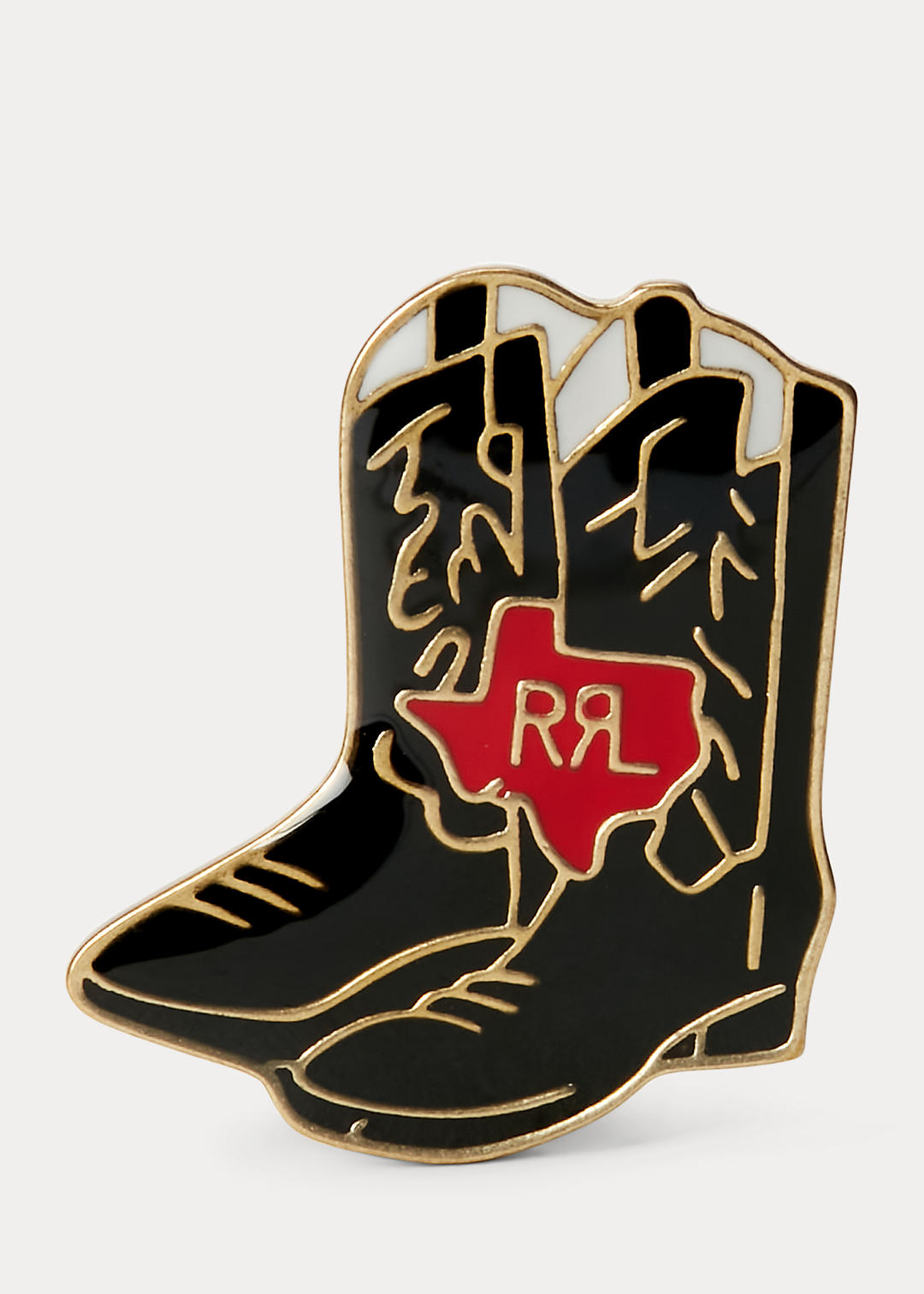 RRL Cowboy Boot Enamelled Pin 1