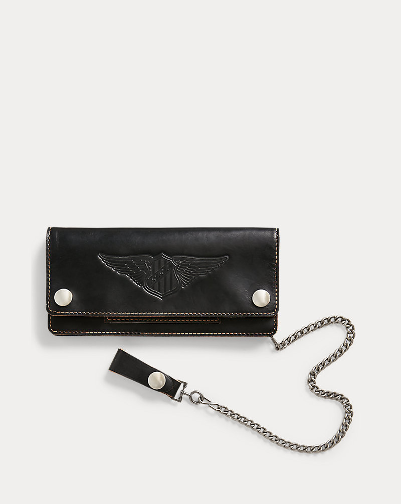 Leather Chain Wallet RRL 1
