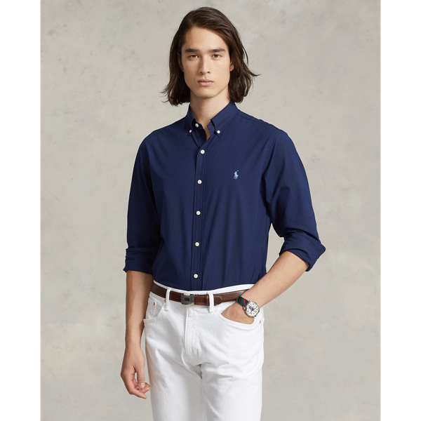 Slim Fit Stretch Poplin Shirt Polo Ralph Lauren 1