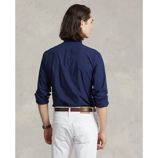 Stretch poplin shirt