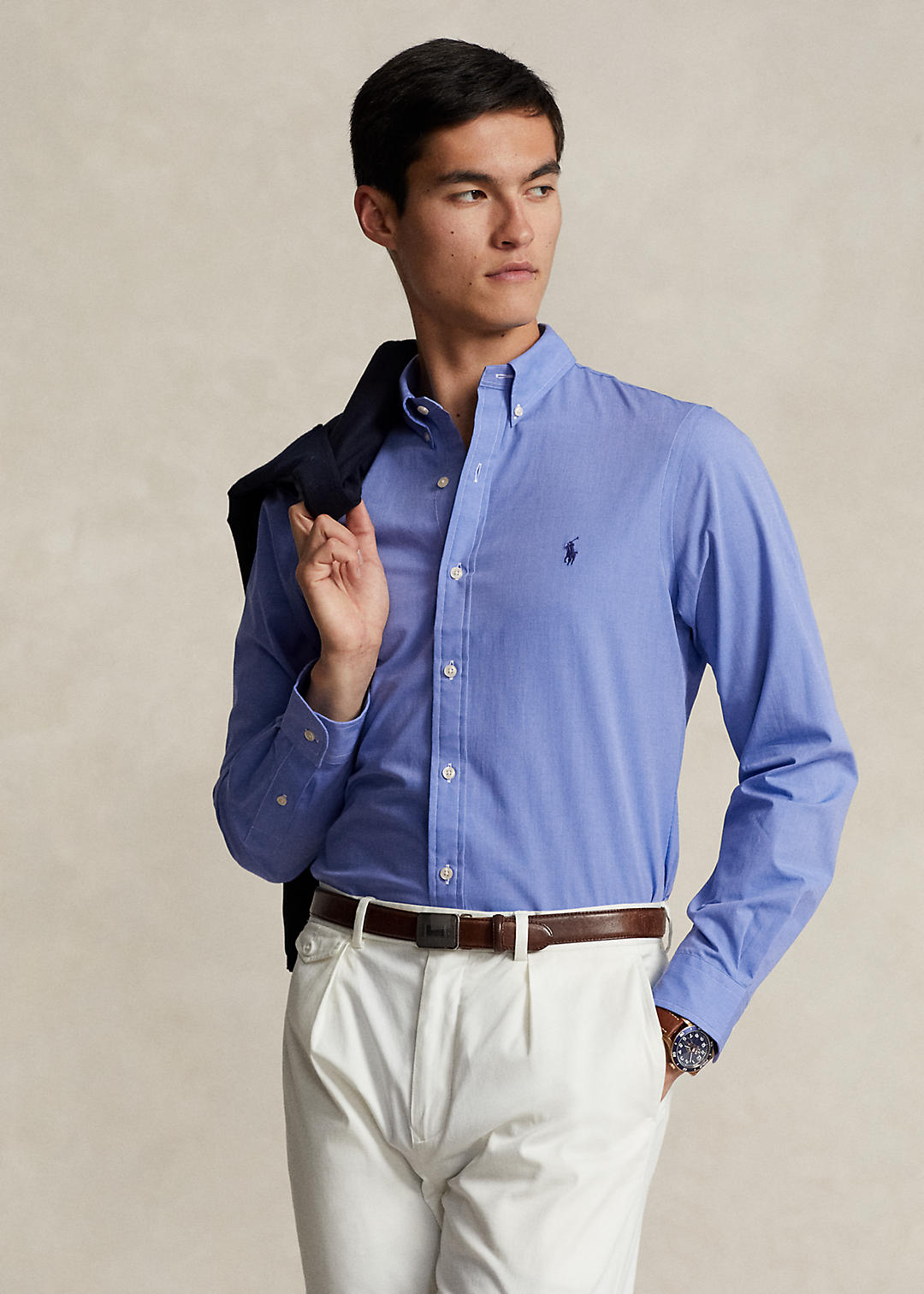 Polo Ralph Lauren Slim Fit Stretch Poplin Shirt 1