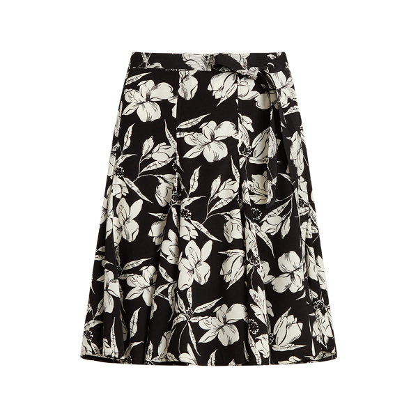 Floral Crepe Wrap Skirt for Women | Ralph Lauren® NL