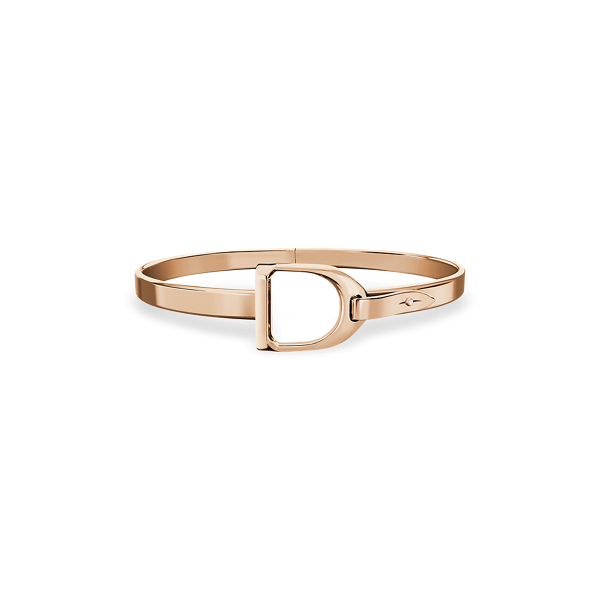 Rose Gold Stirrup Bangle