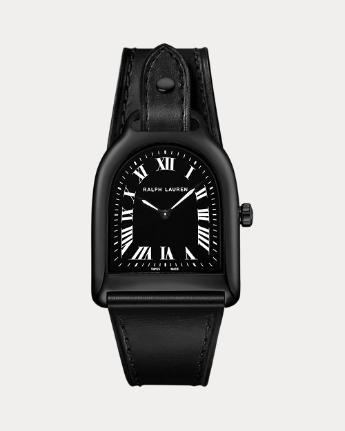 Petite Steel Black Finish Watch
