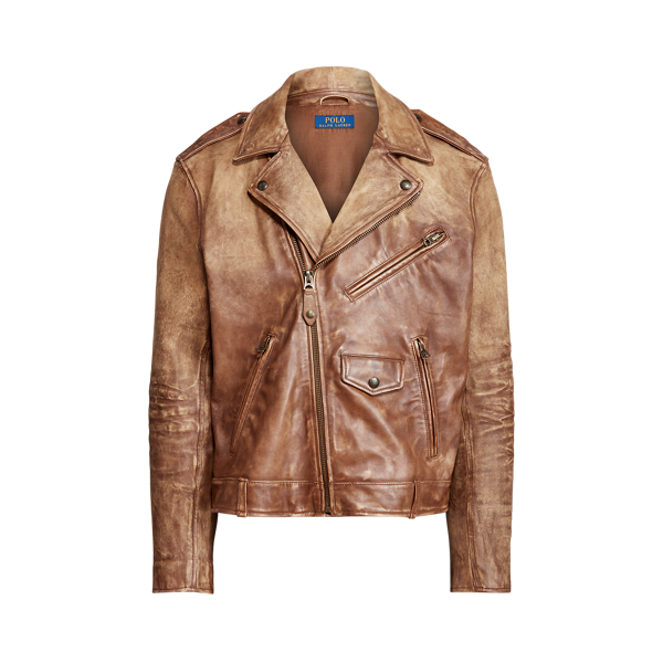 Lauren ralph sales lauren leather jacket