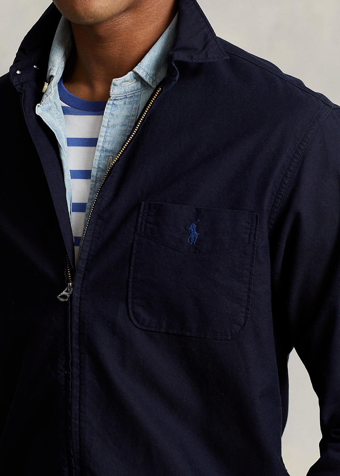 Polo Ralph Lauren Oxford Full-Zip Overshirt 5