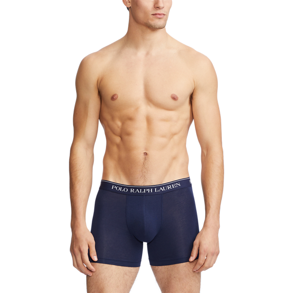 Stretch-Cotton Boxer Brief 3-Pack for Men