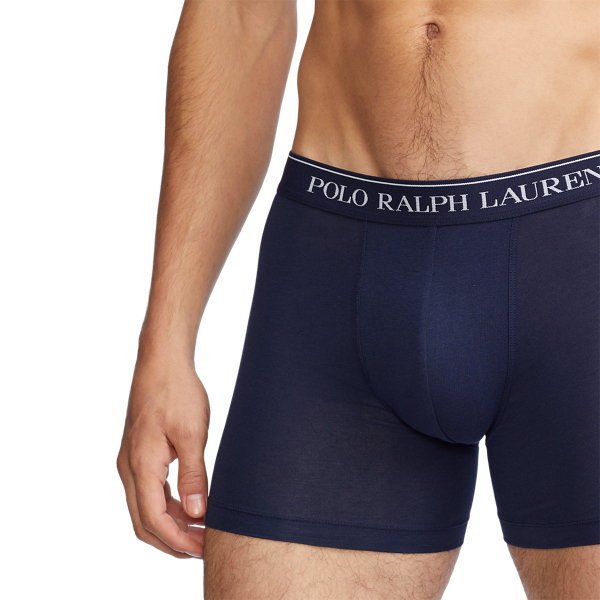 Polo Ralph Lauren Mens Classic Fit Cotton Boxers 3-Pack Style-RCKBP3 