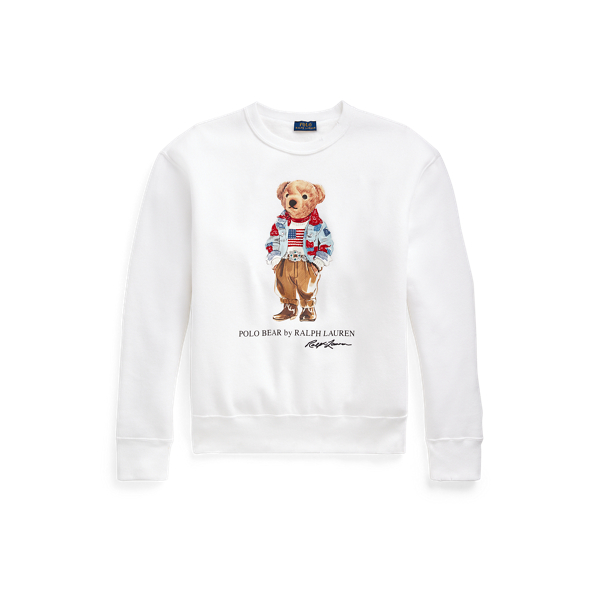 Bandana Polo Bear Sweatshirt for Women | Ralph Lauren® UK