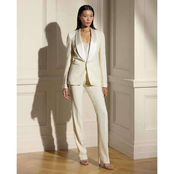 Seth Wool Crepe Tuxedo Pant