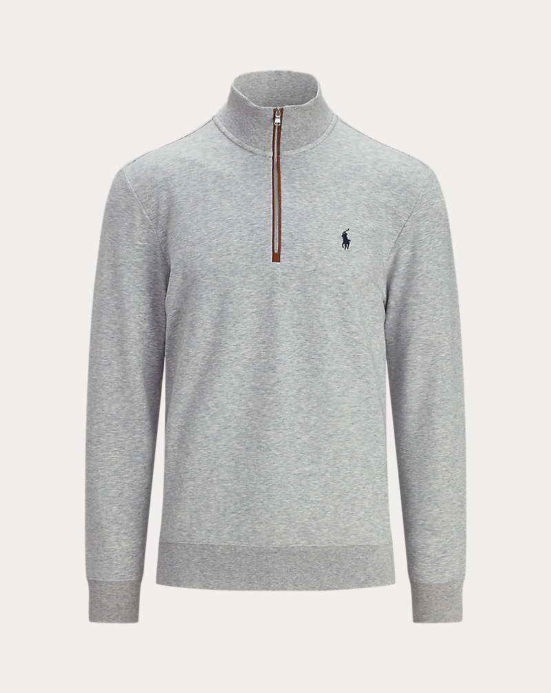 Slim Fit Water-Repellent Terry Pullover Polo Golf 1