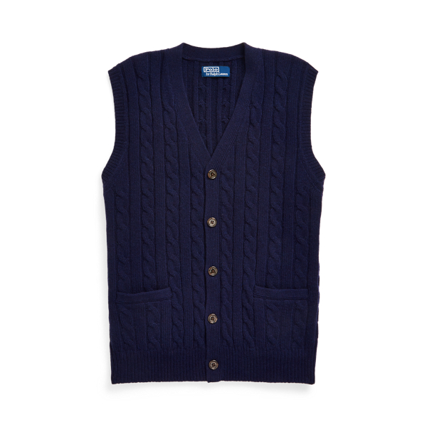 Mens sweater vest cashmere top