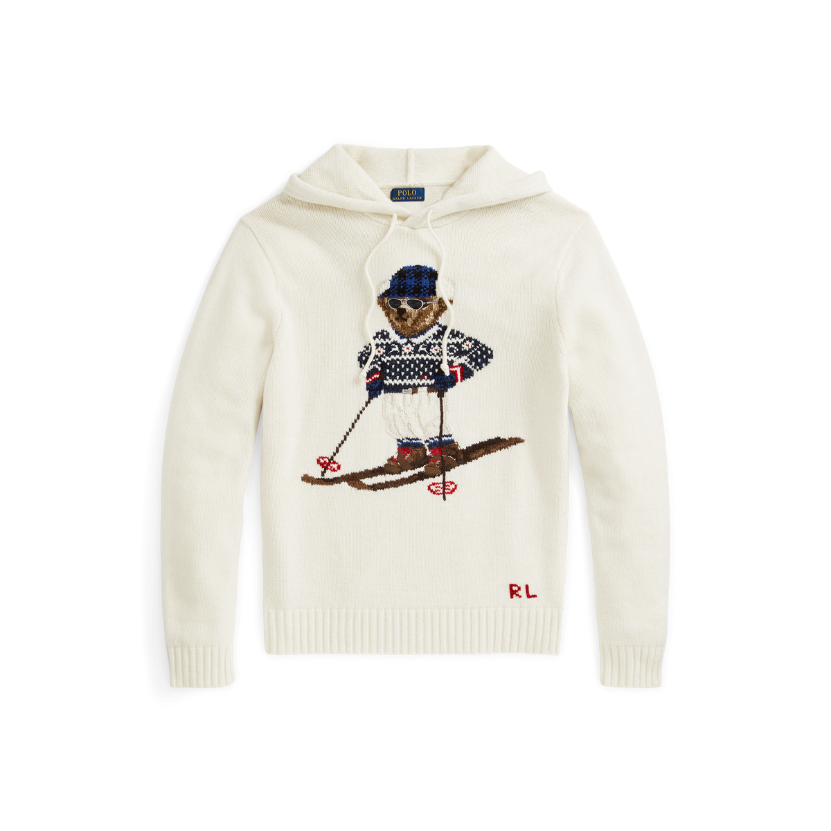 Ski Polo Bear Hooded Sweater