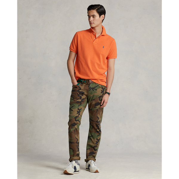 Varick Slim Straight Polo Pony Camo Jean