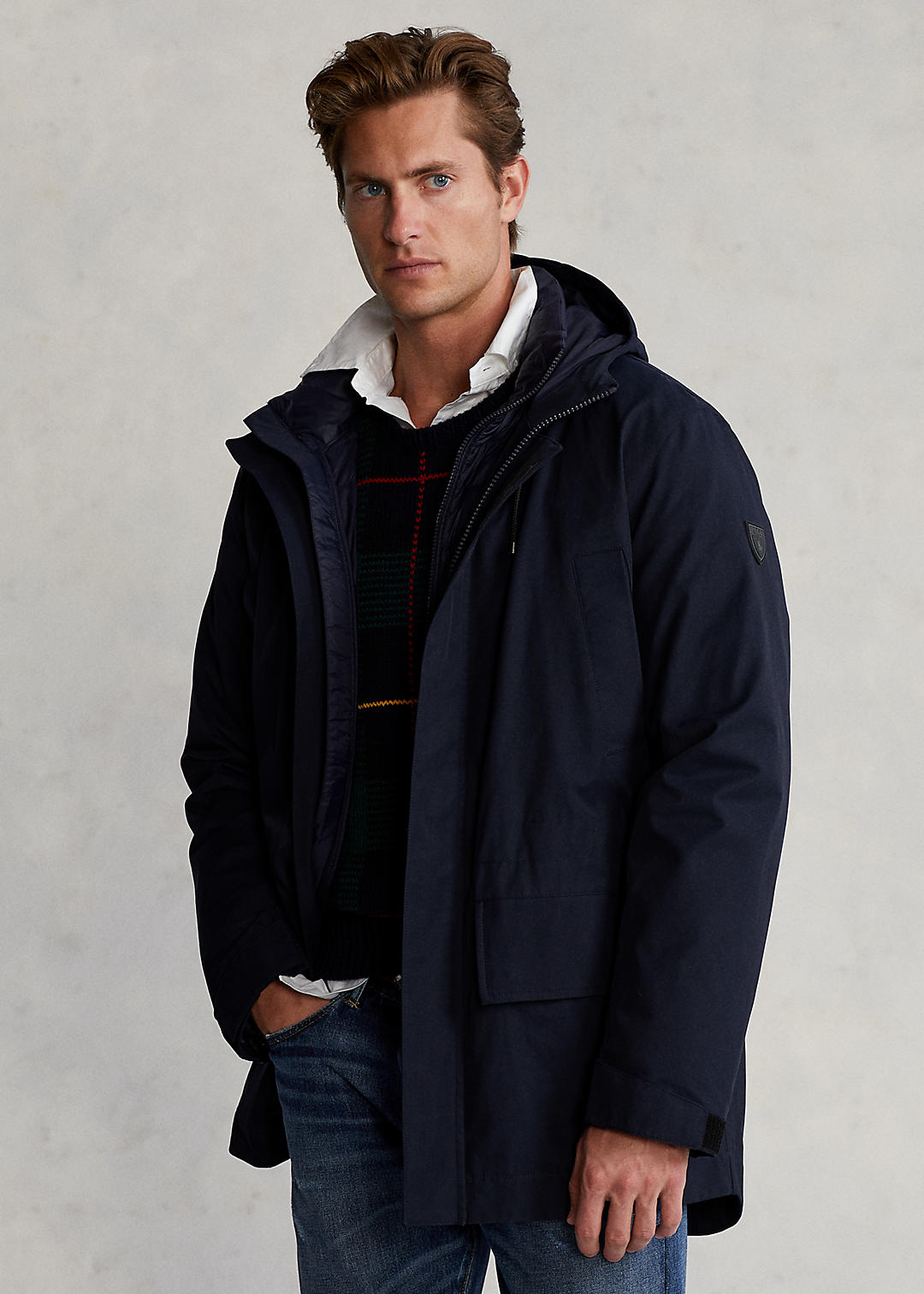 Polo Ralph Lauren Twill Hooded Coat & Quilted Liner 1