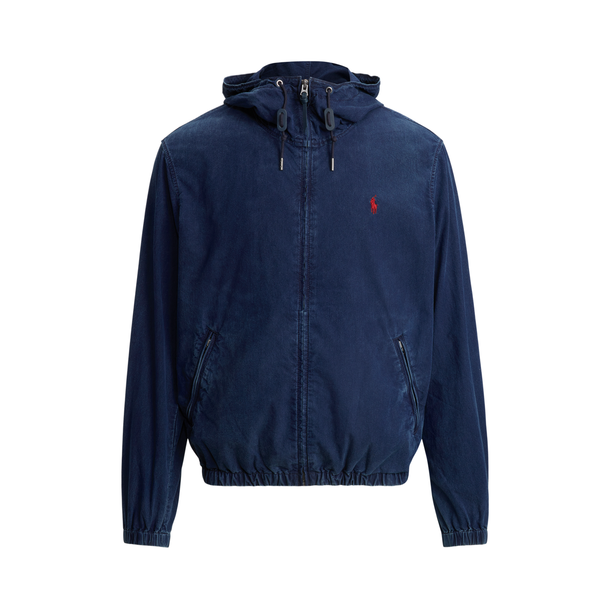 Monogram Detail Hooded Denim Jacket - Men - Ready-to-Wear