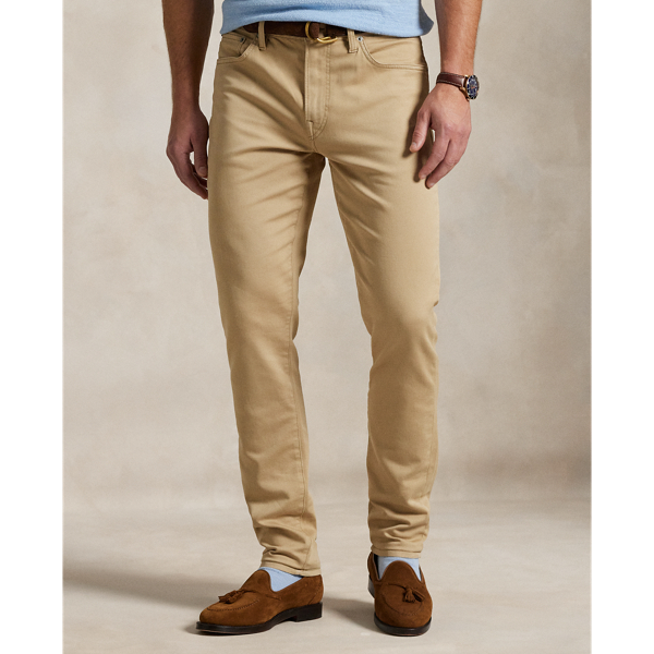 Stretch Twill Slim-Fit Cargo Pants for Tall Men in Russet Brown 30 / 36 / Russet Brown