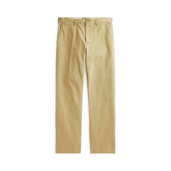 Relaxed Fit Buckled Back Chino Pant