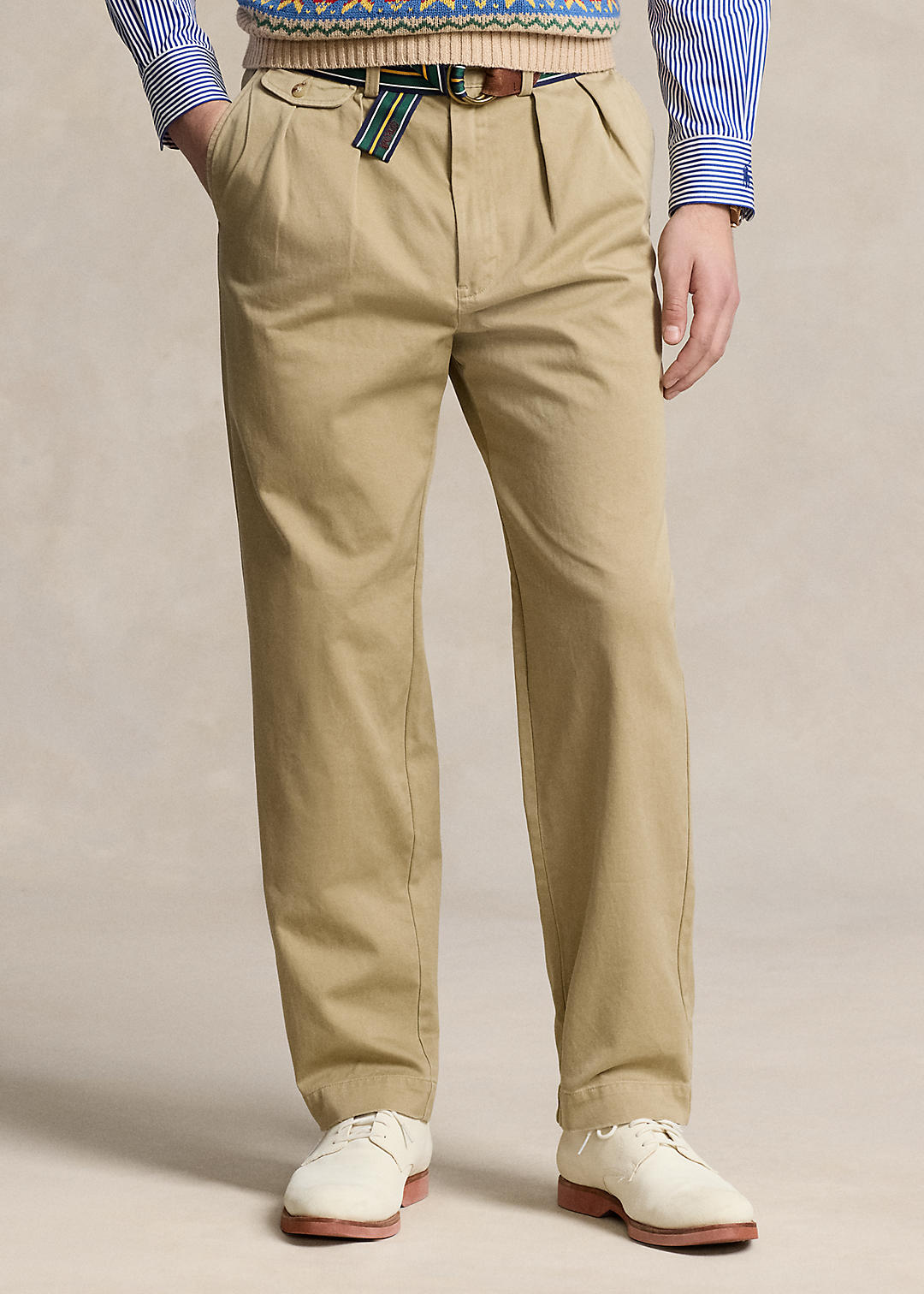 Polo Ralph Lauren Whitman Relaxed Fit Pleated Chino Trouser 3