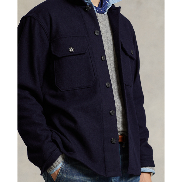 Polo Ralph Lauren Classic Fit Wool-Blend Workshirt 5