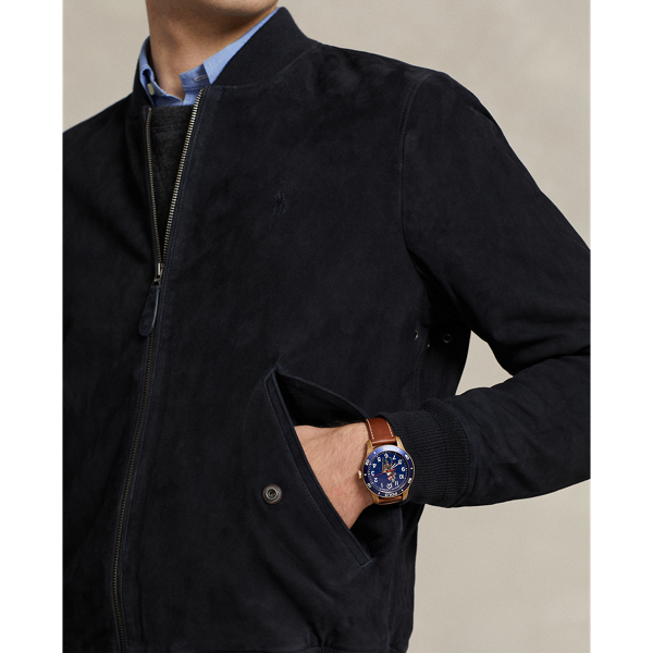 Polo Ralph Lauren Suede Bomber Jacket 6