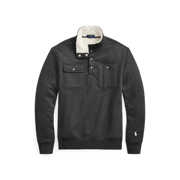 Polo ralph lauren fleece mockneck pullover 2025