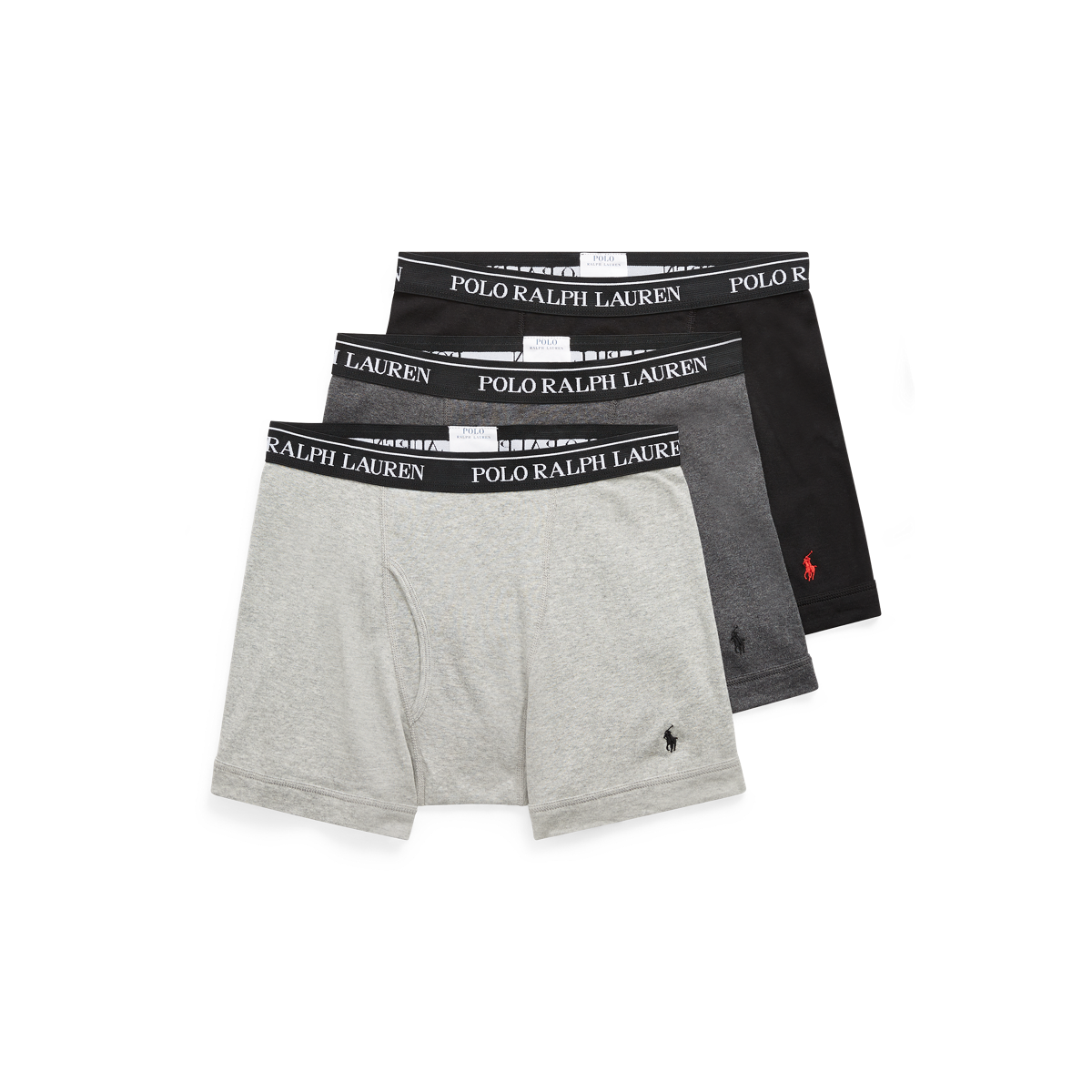 Cotton Wicking Boxer Brief 3-Pack | Ralph Lauren