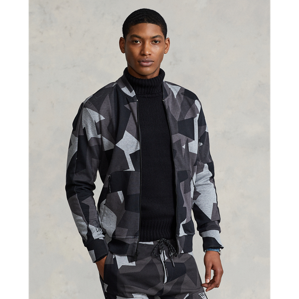 Camo Water Repellent Track Jacket