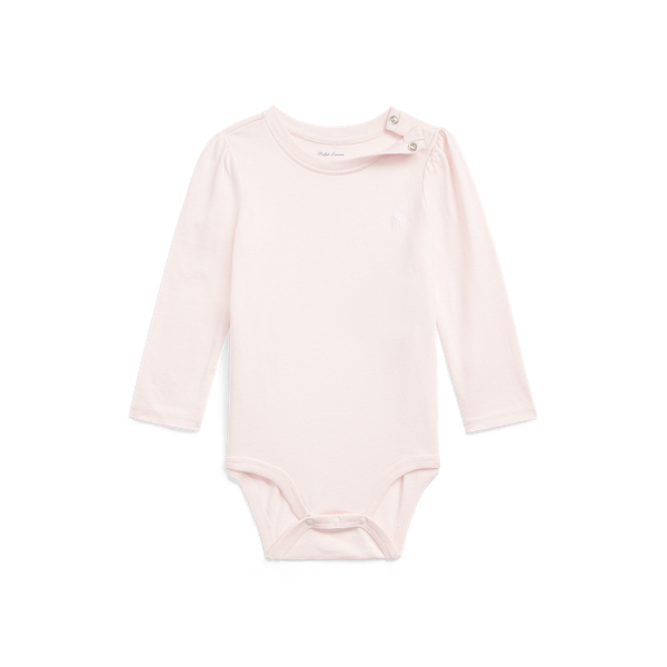 Puff-Sleeve Jersey Bodysuit