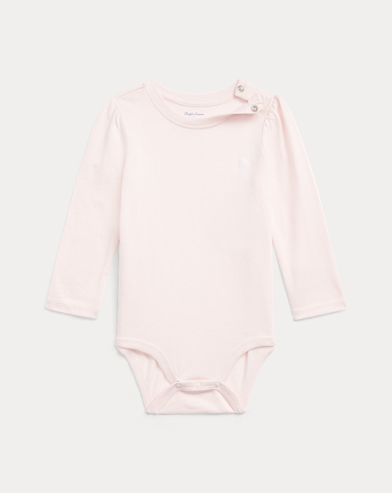 Puff-Sleeve Jersey Bodysuit Baby Girl 1