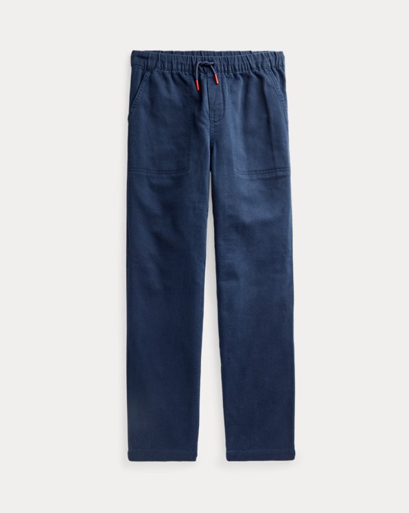 Stretch Cotton Tapered Trouser