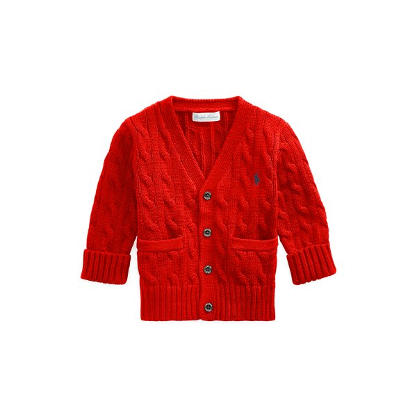 Korango Classique Boy Cable Knit Cardigan - Navy main image 0