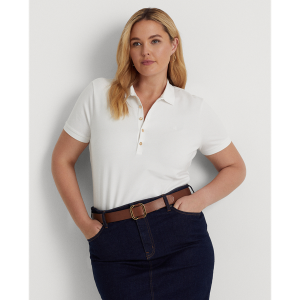 Pique Polo Shirt Lauren Woman 1