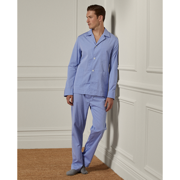 Cotton End-on-End Pajama Set
