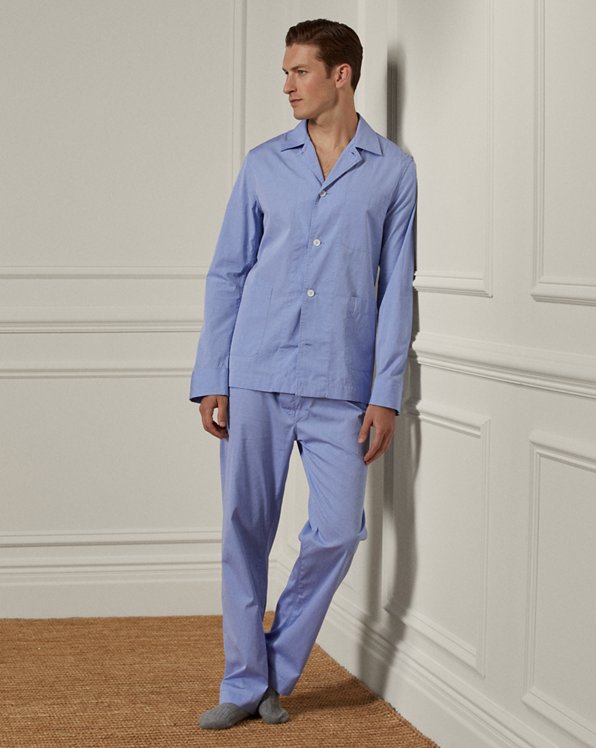 Cotton End-on-End Pajama Set