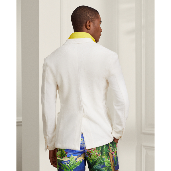 Purple Label Hadley Monogram Terry Blazer 4
