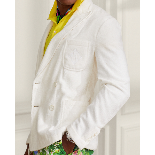 Purple Label Hadley Monogram Terry Blazer 5