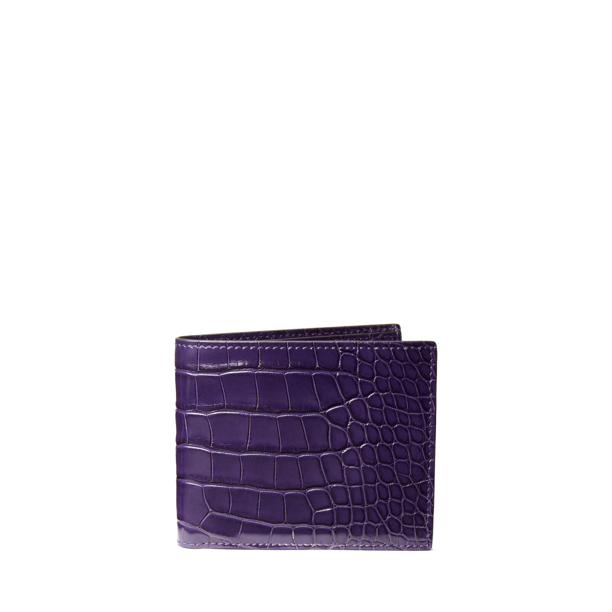 Ralph Lauren Purple Label Vintage Crocodile Embossed Leather