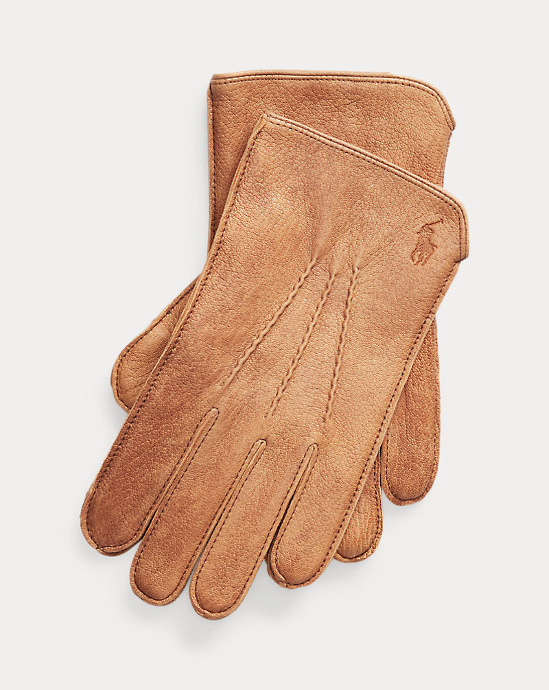 Insulated Leather Touch Screen Gloves Polo Ralph Lauren 1