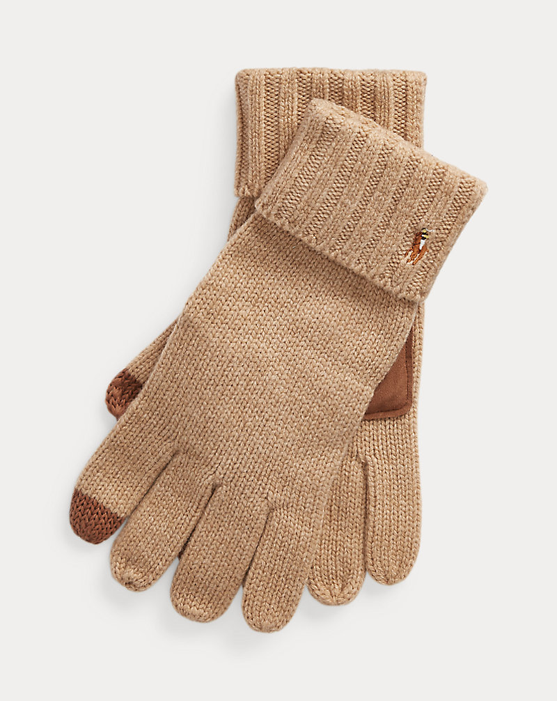 Merino Wool Touch Screen Gloves Polo Ralph Lauren 1