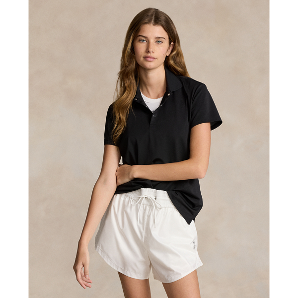 Womens black polo clearance shirt kmart