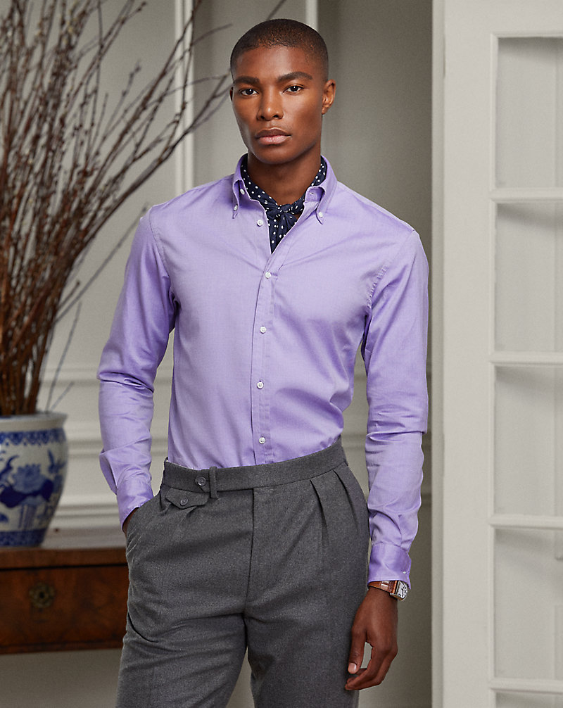 Vorgewaschenes Oxfordhemd Purple Label 1