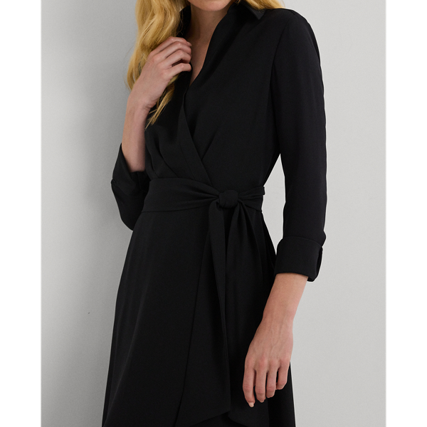 Lauren Surplice Georgette Midi Dress 5