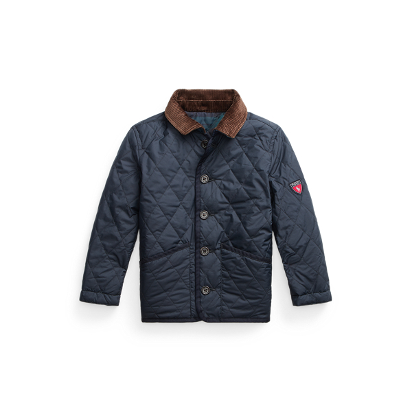 Reversible Plaid Water-Repellent Jacket
