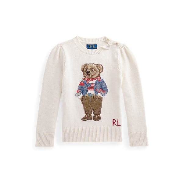 Ralph Lauren Kids Bear Knitwear Jumper Red 12M main image 1